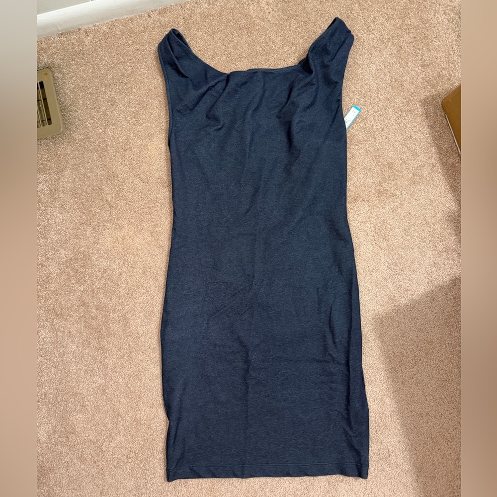 Alice + Olivia Strapless Navy Dress